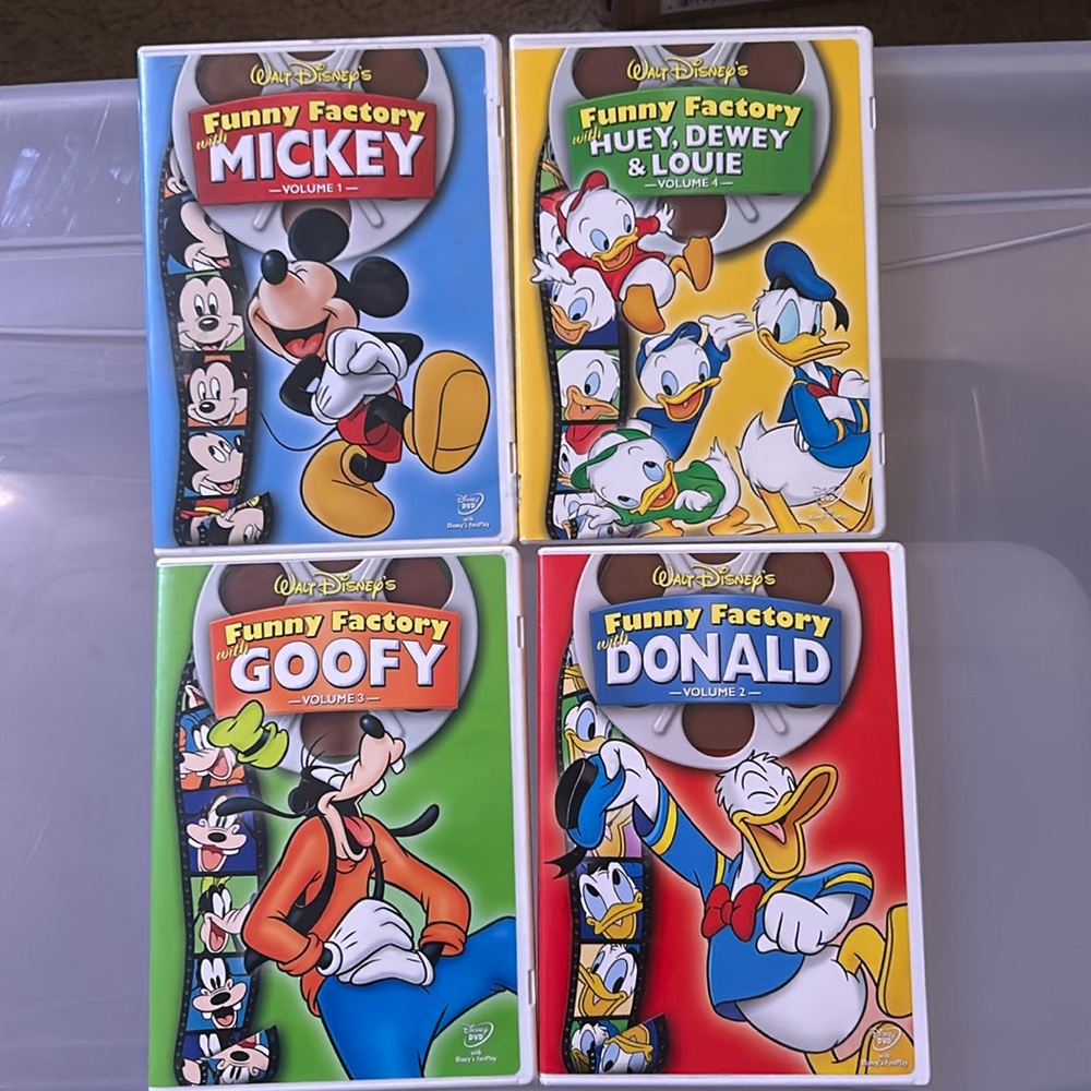 Walt Disney Funny Factory 4 DVD SET